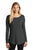 DT132L-District Ladies Perfect Tri Long Sleeve Tunic Tee