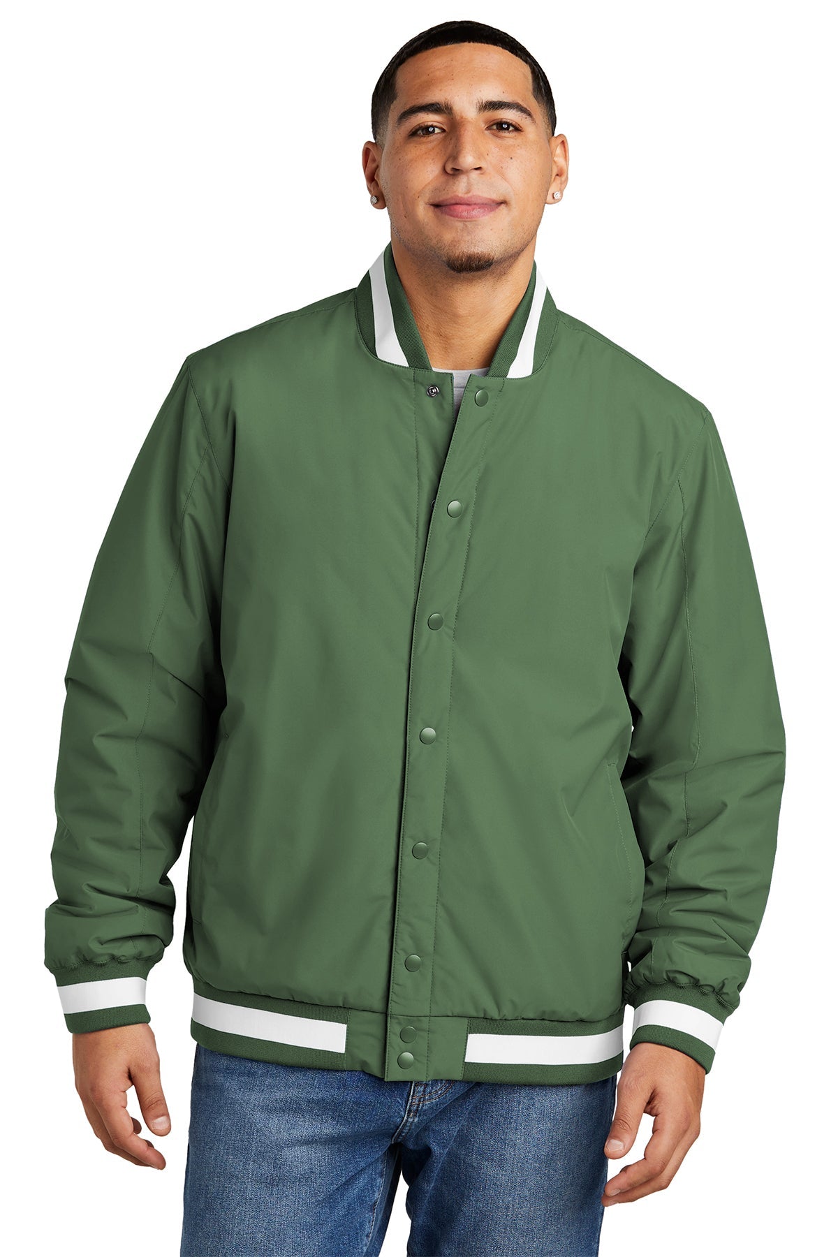 Sport-Tek® Insulated Varsity Jacket-JST58