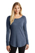 DT132L-District Ladies Perfect Tri Long Sleeve Tunic Tee